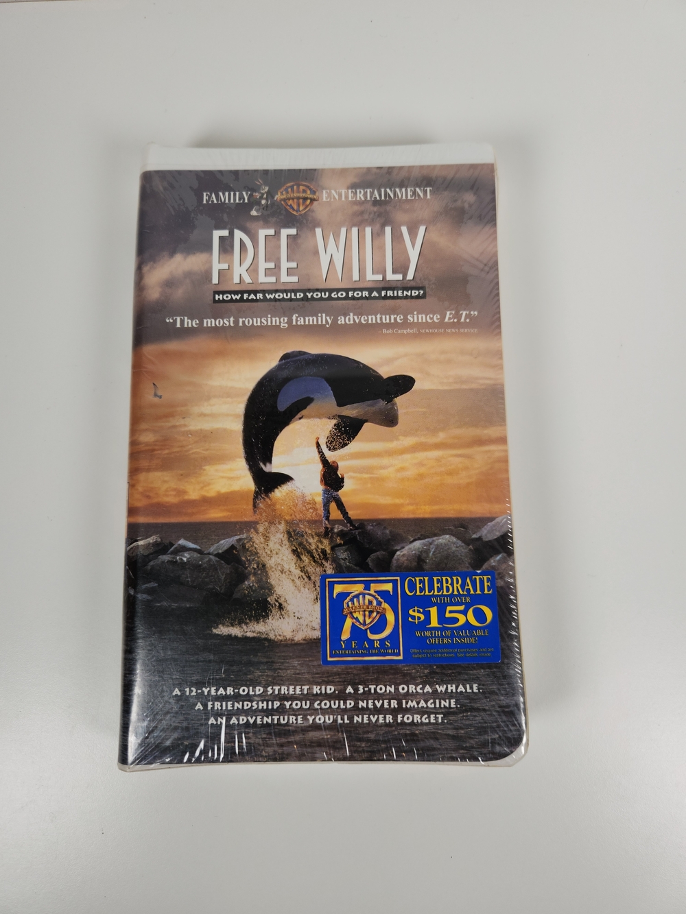 Free Willy VHS Tape New SEALED | Classic Family Adventure | 90s Movie